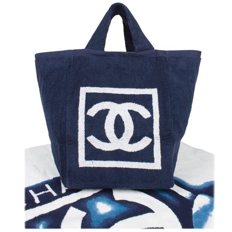 chanel ocean bag|chanel beach bag with towel.